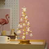 Crystal LED Christmas Tree  Spiral Wire Design with Star Topper - Product detail 4