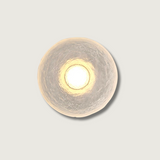 Modern LED Wall Lamp  Textured Resin Design - Product showcase