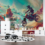 Comic Book Mural Wallpaper | Dynamic Pop Art Design