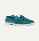 Classic Mens Suede Loafers  Dove Grey Slip-On Design - Product detail 8