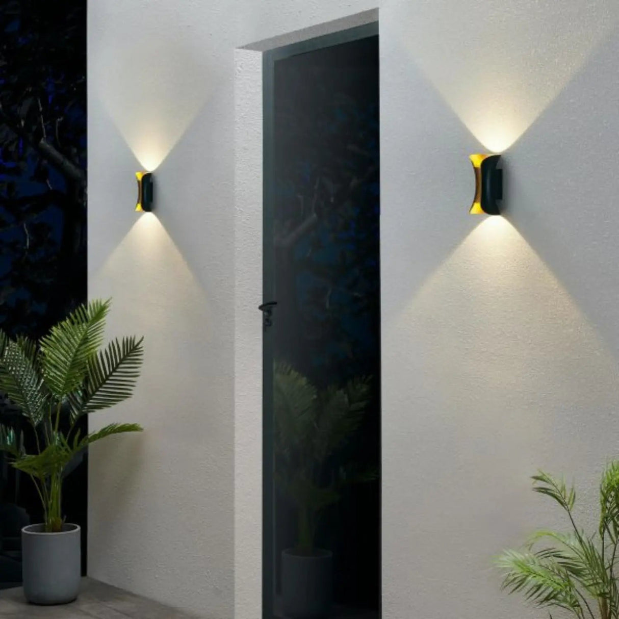 Modern LED Wall Light  Black Gold Dual Tone Design - Product detail 5