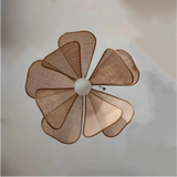 Floral Pendant Light  Natural Rattan Petal Design - Product detail 7
