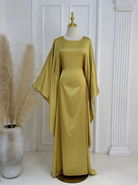 Elegant Maxi Dress  Flowing Cloak Sleeves Design - Product detail 15
