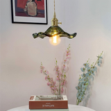 Floral Glass Pendant Light  Wavy Petal Design - Product detail 4
