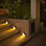 Solar Step Lights  Warm White LED Stair Illumination - Product example