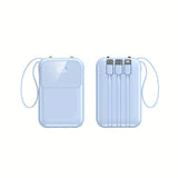 Compact Power Bank  10000mAh Built-in Cable Design - Product detail 5