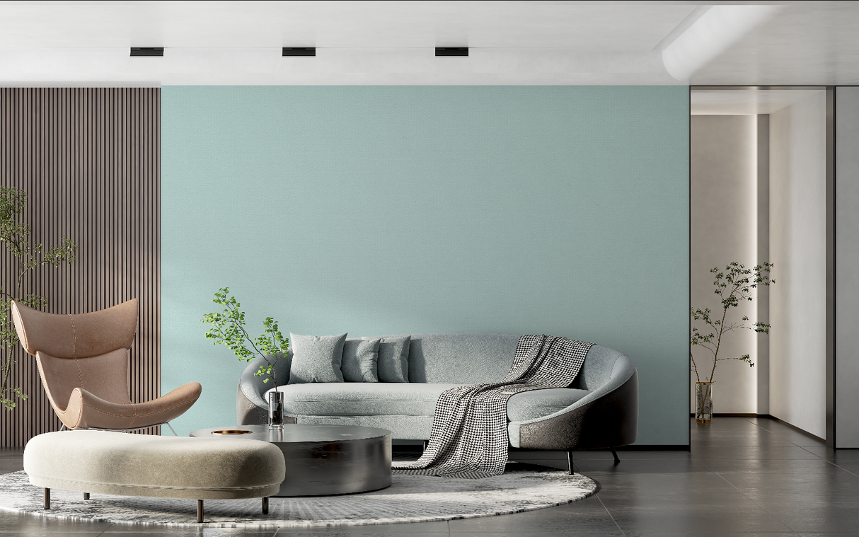 Pastel Mural Wallpaper | Serene Mint Green Design