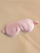 Luxury Sleep Eye Mask  Pure Mulberry Silk With Ruffle Trim - Detailed view