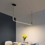 Modern LED Pendant Light  Geometric Linear Design - Product detail 9