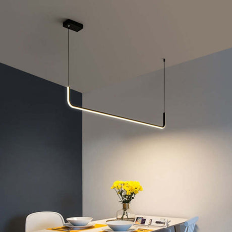 Modern LED Pendant Light  Geometric Linear Design - Product detail 9