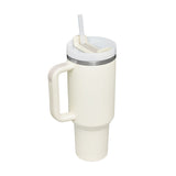 Insulated Travel Mug  Leopard Print Design with Handle  Straw - Product detail 7