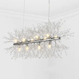 Crystal Snowflake Chandelier  Gold Linear Suspension Light - Product detail 9