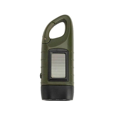 Solar Emergency Flashlight  Dual-Charge LED with Hand Crank - Detailed view