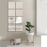 Modern Mirror Tiles  Self-Adhesive Acrylic Square Set - Product detail 5