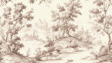 Vintage Mural Wallpaper | Pastoral Toile de Jouy Scene