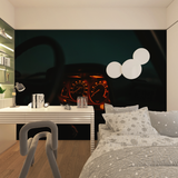 Racing Dashboard Mural Wallpaper | 3D Speedometer Design