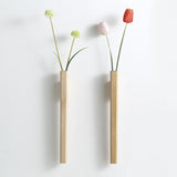 Modern Wall Vase  Solid Walnut Wood Design - Product detail 5