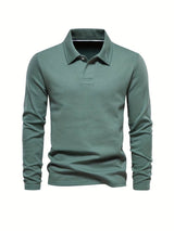 Long Sleeve Polo Shirt  Classic Tailored Design - Product detail 5