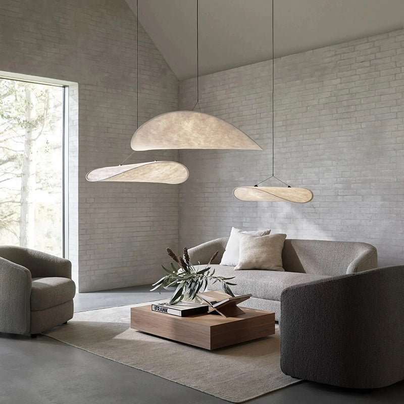 Modern LED Pendant Light  Sculptural Wave Design - Product example