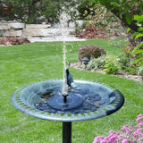 Solar Bird Bath Fountain  Solar-Powered Garden Water Feature - Product example