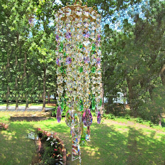 Crystal Garden Wind Chime  Rainbow Prism Suncatcher Design - Product detail 6
