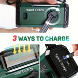 Emergency Radio Kit  Solar Hand Crank Power Bank With NOAA Weather Alert - Product detail 4
