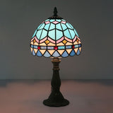 Tiffany Table Lamp  Mediterranean Glass Dome Design - Product detail 6