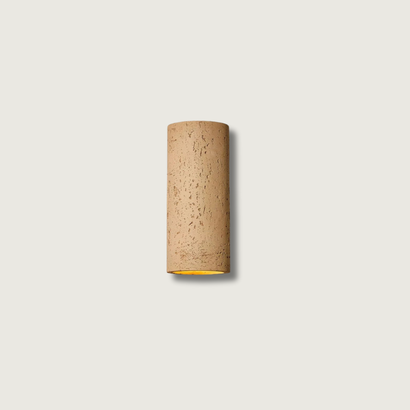 Industrial Wall Light  Cement Cylinder Design - Product showcase