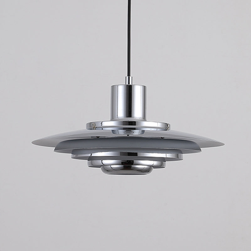 Modern Pendant Light  Tiered Aluminum Disk Design - Product detail 8