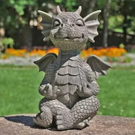 Fantasy Dragon Night Light  Illuminated Resin Sculpture - Product detail 4
