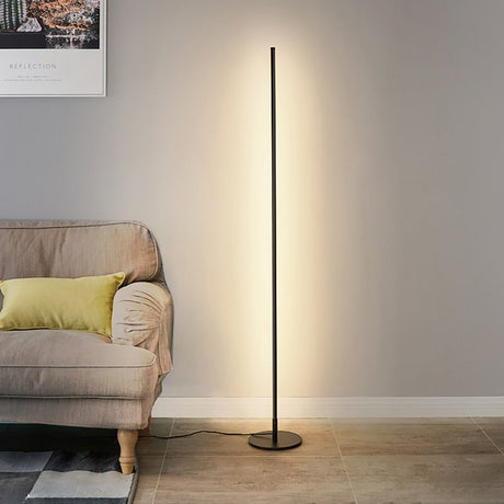 Modern LED Floor Lamp  Slim Line Remote Control Design - Product showcase