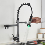 Professional Kitchen Faucet  LED Temperature Display Spring Spout - Product detail 9