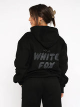 Womens Lounge Set  Pink Cotton Blend Hoodie and Joggers - Product detail 5