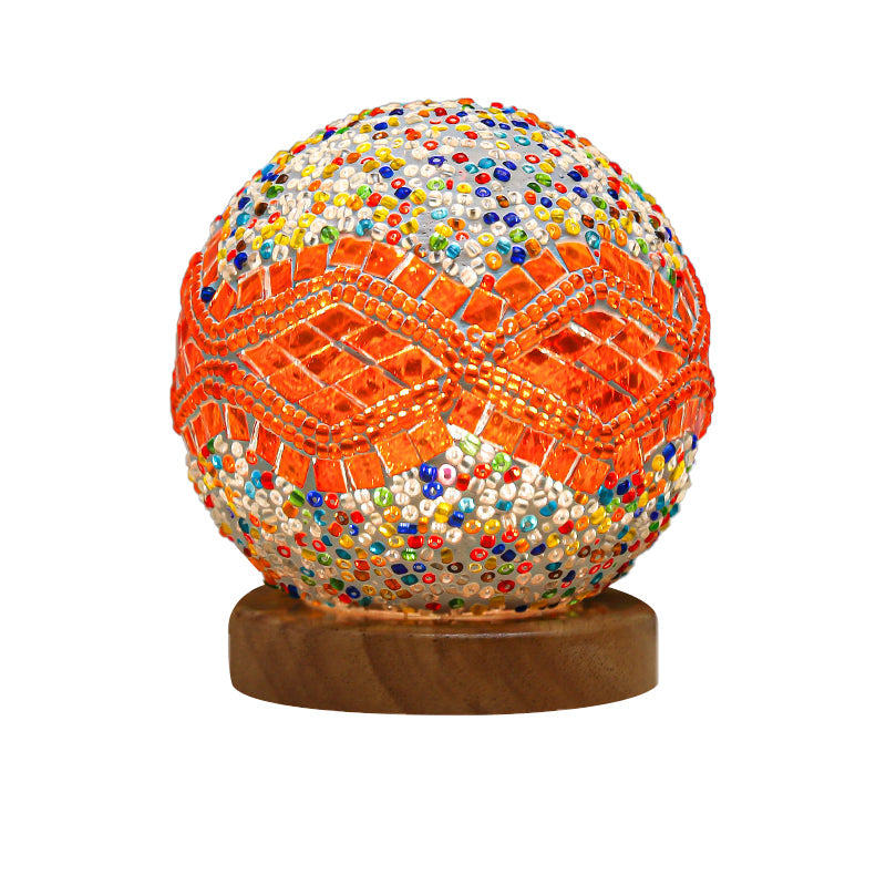 Mosaic Glass Table Lamp  LED Color Changing Night Light - Product detail 7