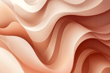Abstract Mural Wallpaper | Terracotta Waves Design