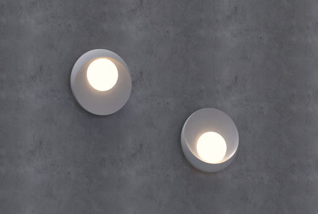 Modern LED Wall Light  Circular Black Metal Sconce - Product detail 4