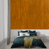 Industrial Mural Wallpaper | Textured Terracotta Metal Effect