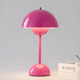 Modern Dome Table Lamp  Pink Metal Finish - Product detail 12