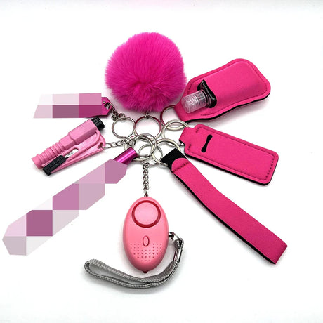 Personal Safety Keychain Set  9-Piece Multi-Tool Protection Kit - Product detail 4