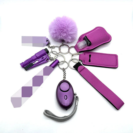 Personal Safety Keychain Set  9-Piece Multi-Tool Protection Kit - Product detail 5