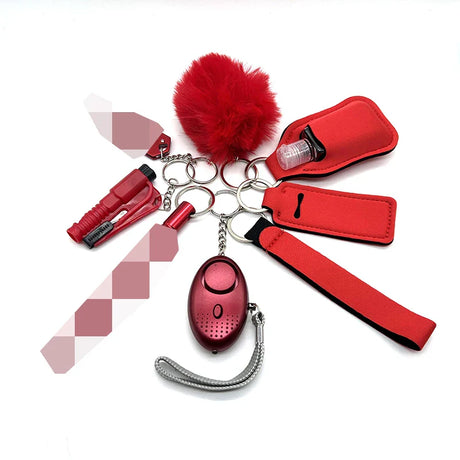 Personal Safety Keychain Set  9-Piece Multi-Tool Protection Kit - Product detail 7