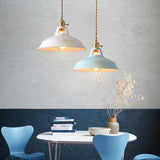Industrial Pendant Light  Black Metal Dome Shade - Product detail 5