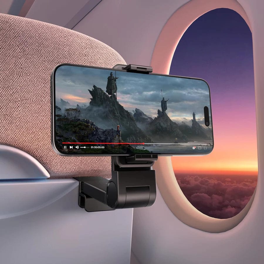 Airplane Phone Holder  Adjustable Travel Mount With 360 Rotation - Product showcase