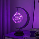 Moon Table Lamp  Glass Globe LED String Light - Product detail 16