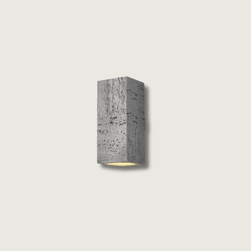 Modern Cement Wall Lamp  Minimalist Textured Design - Product showcase