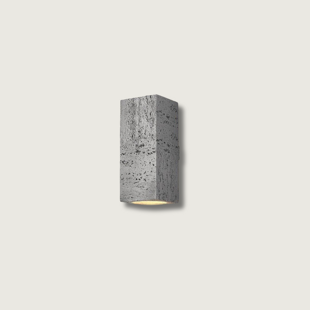 Modern Cement Wall Lamp  Minimalist Textured Design - Product showcase