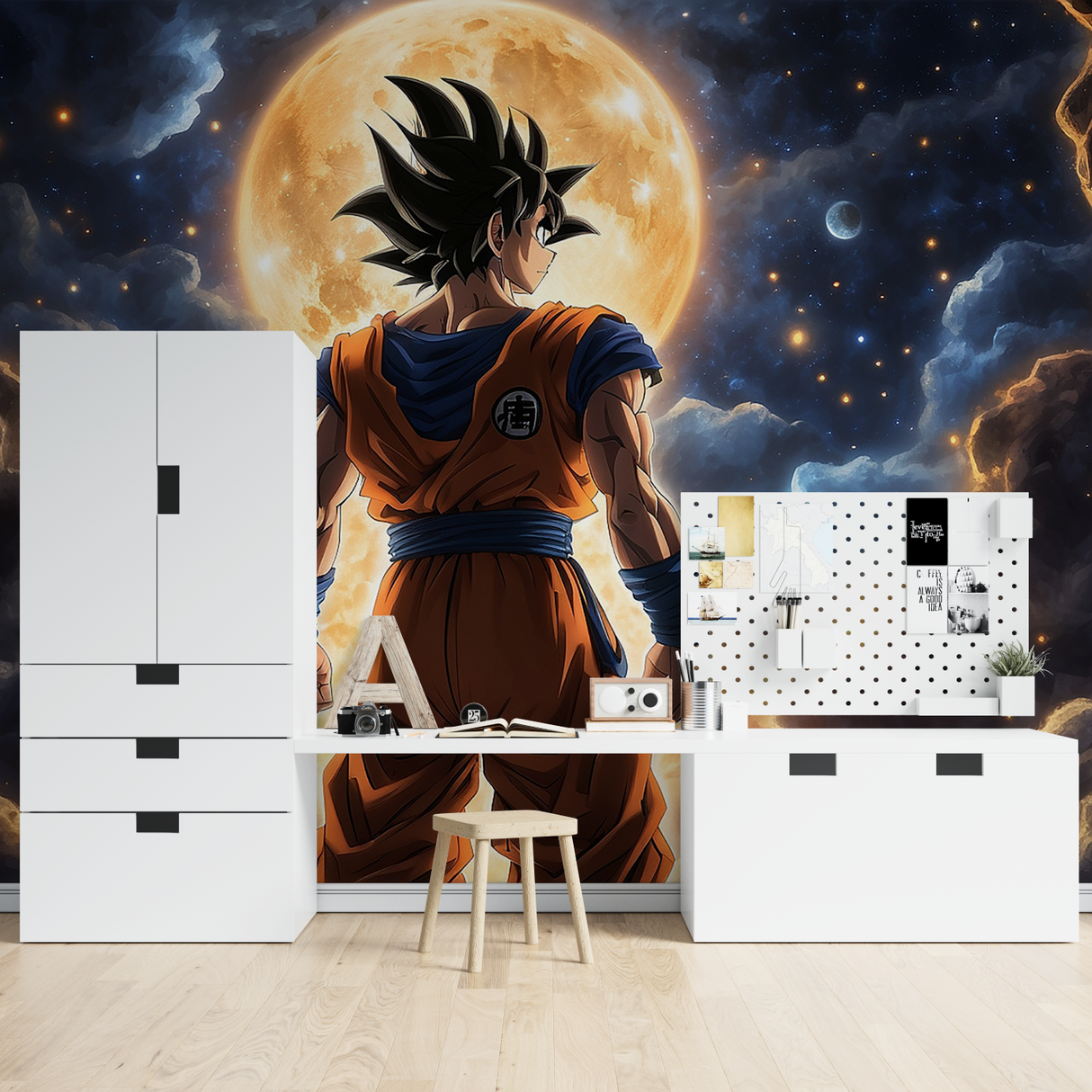Anime Mural Wallpaper | Dragon Ball Galaxy Scene