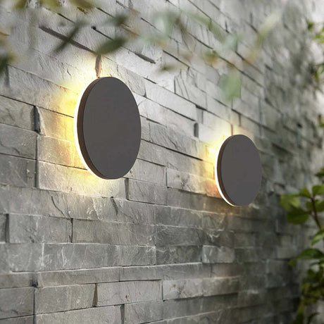 Modern LED Wall Light  Black Round Eclipse Design - Product detail 15
