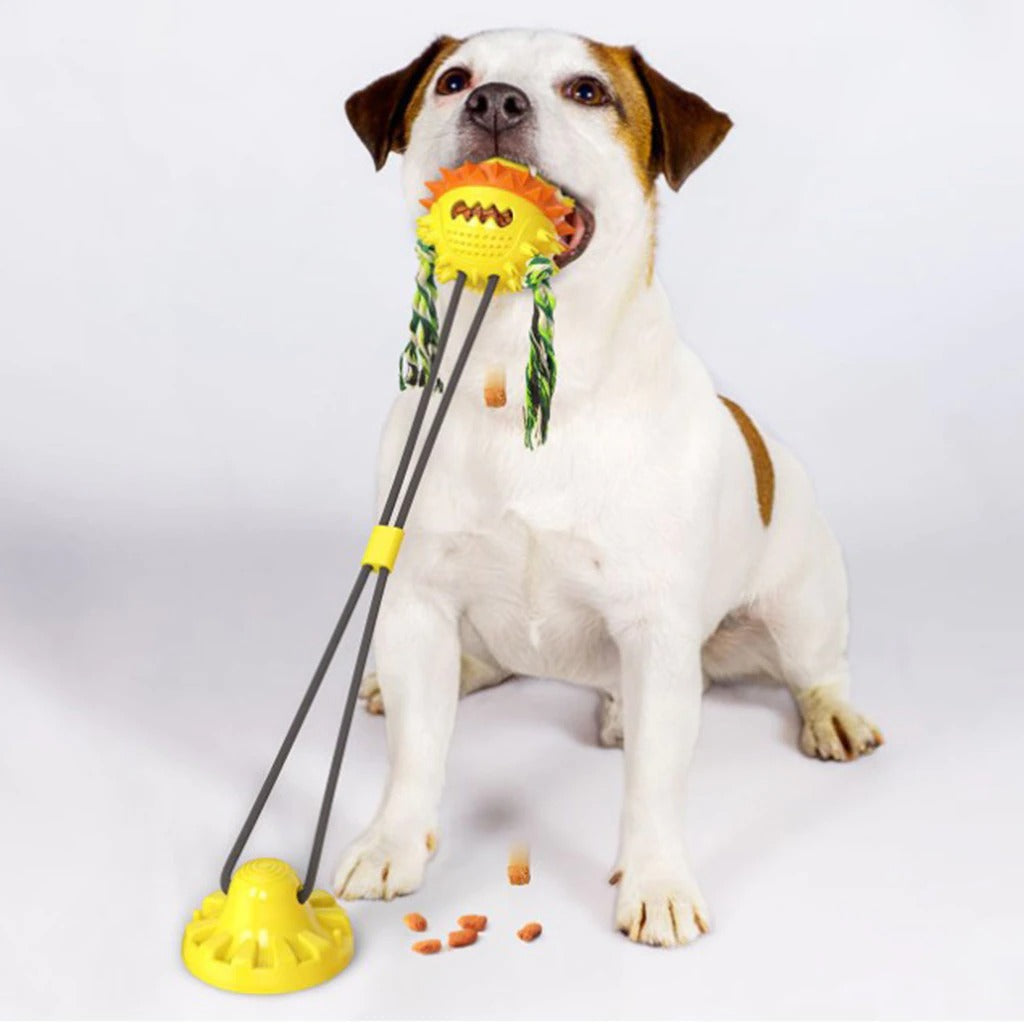Interactive Dog Toy  Suction Cup Base with Dental Chew Ball - Product detail 6
