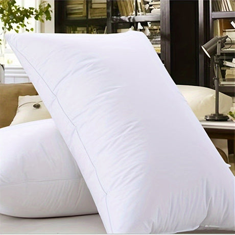 Cotton Bed Pillows  Soft Breathable Comfort With Zipper Cover - Product showcase
